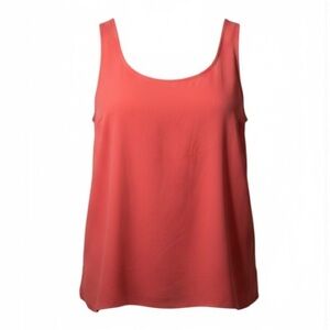 BB Dakota Plus Size Women's Coral Sleveless Top with Lace Detail